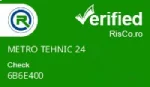 Risco verified icon Metro Tehnic 24